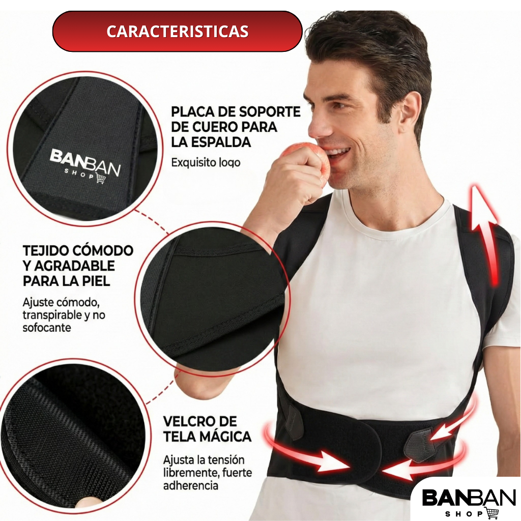 CORRECTOR DE POSTURA - soporte de espalda